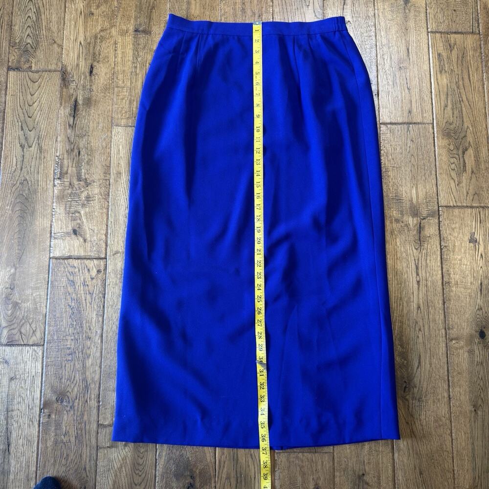 VTG Loryn Hunter Womens 3 Piece Pants and Skirt Suit Set Size 16 Purple NWT - Picture 5 of 16